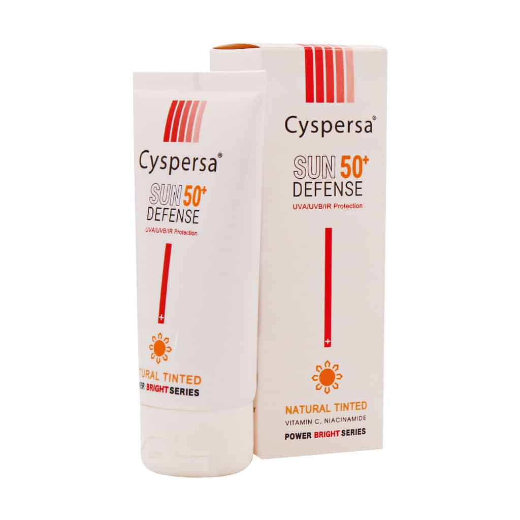 کرم ضد آفتاب رنگی روشن کننده SPF50 سیسپرسا